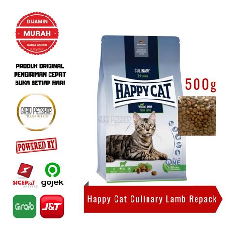 Jual Happy Cat Culinary Farm Lamb 500g Makanan Kucing Happy Cat Lamb