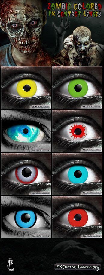Pin Op Zombie Contact Lenses