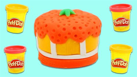 How To Make A Play Doh Orange Fruit Cake Fun And Easy Diy Play Dough