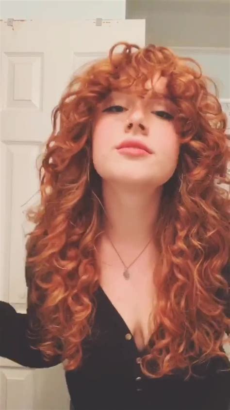 Amanda Belairamandabelair On Tiktok My Crazy Curly Hair Tutorial Redhead Fyp Curlyhair