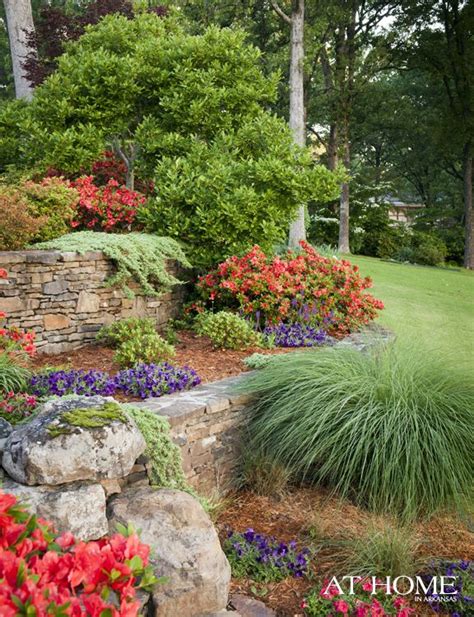 Backyard Escape At Home In Arkansas Landscaping With Rocks