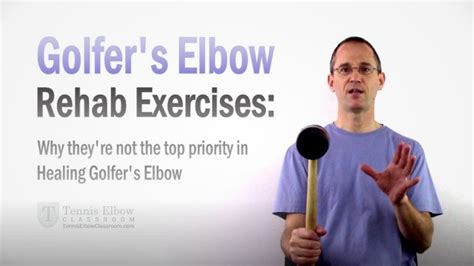 Performing the tennis elbow stretches and exercises will help treat inflamed, painful tendons and muscles, but keep in mind it will take some. Golfer's Elbow Exercises - Not A Top Priority For Healing?