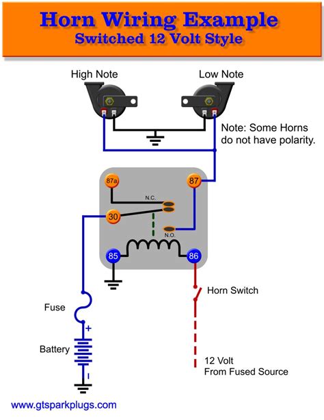 12 Volt Relay Wiring Schematic Wiring Diagram