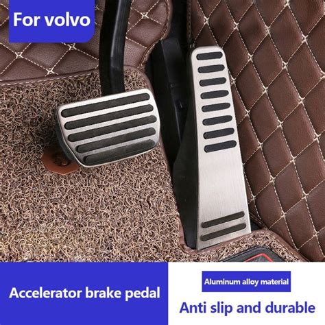 Car Elerator Brake Pedal Footrest Pedal Plate Cover For Volvo Xc60 Xc90