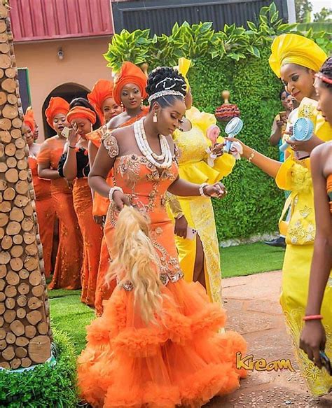 30 Latest Gorgeous Nigeria Traditional Marriage Bridal Dresses Stylish Naija Traditional
