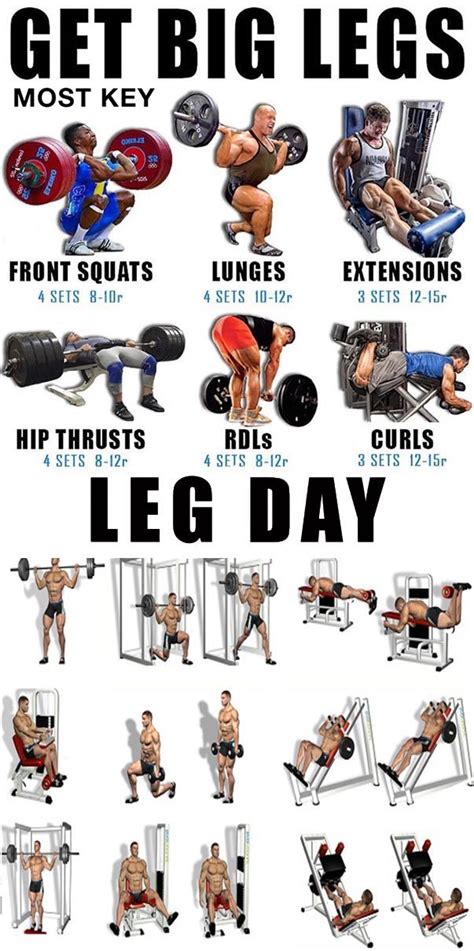 Leg Day Leg Workout Routine Leg Workout Leg Workouts Gym