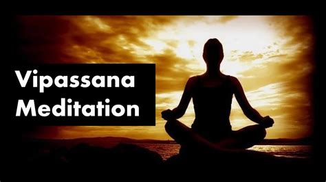 what is Vipassana meditation - Getinfolist.com