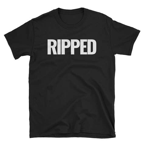 Ripped T Shirt Labeled