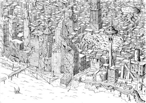 An Abandoned City By Fafelot On Deviantart