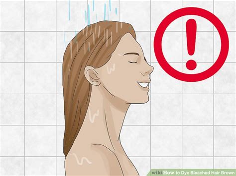 Then, you can continue with your usual routine, but know that the less frequent you wash, the longer your color will remain true. How to Dye Bleached Hair Brown (with Pictures) - wikiHow