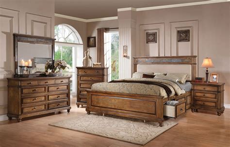It can be chosen between a queen size or a king size bed. Bedroom Suites | Unique Furniture