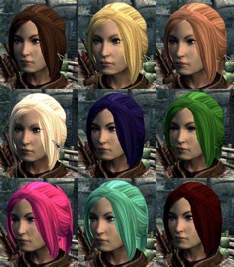 More Hair Colors Updated At Skyrim Nexus Mods And Community