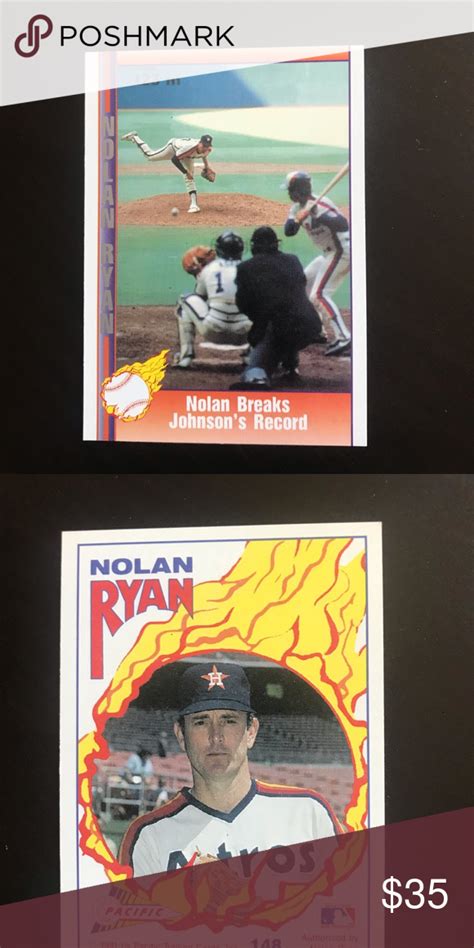 I have heard that they sell for more than $500.00. Nolan Ryan Baseball card record. Nolan Ryan collectors baseball card. 1991 Pacific willing to ...