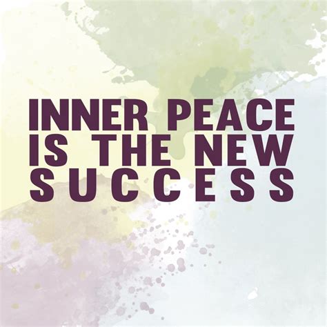 Then check out this list of peace quotes. Inner peace is the new success - graphic design watercolor ...