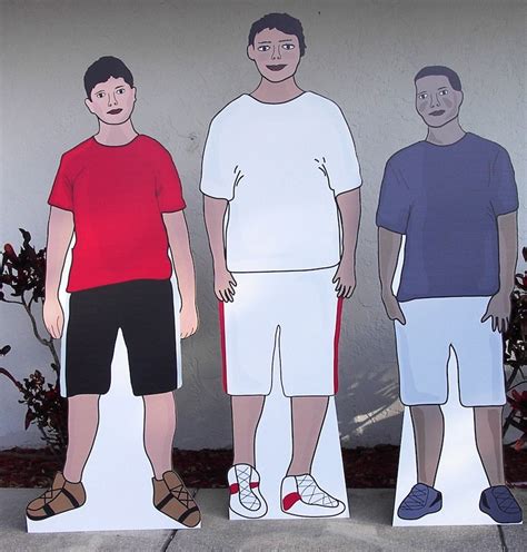 life size cardboard cutout 7 foot x 47 from any high etsy