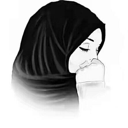 Gambar kartun wanita muslimah berhijab tag: Kartun Wanita Muslimah Hitam Putih - 444x444 - Download HD ...