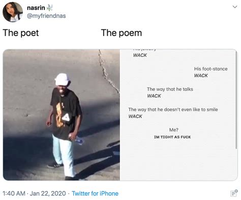 Wack The Poet The Poem Know Your Meme