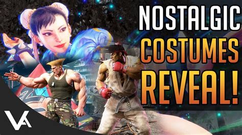 Street Fighter 6 Classic Costumes Nostalgic Costume For Every Character Youtube