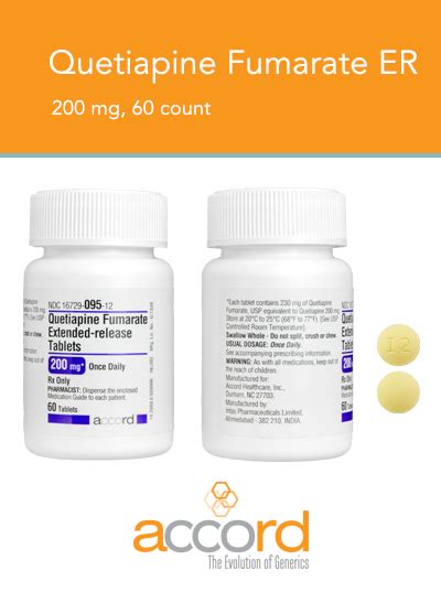 Quetiapine Fumarate Er Tablets Accord Healthcare