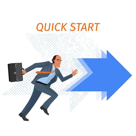 Quick Start Up Business Line Icon Concept Quick Start Up Business