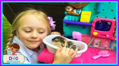 Baby Kitten Checkup Doc Mcstuffins Vet Clinic Center Real