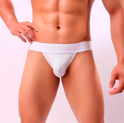 Fashion Mens New Casual Solid New Style Mesh Beach Breathable Sexy Sports Underwear 4o22 F