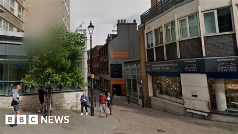 Man Charged With Slashing Three Men In Nottingham City Centre Bbc News