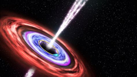 Black Holes Spew Out Surprise Space