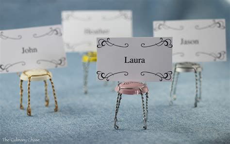 Diy Place Card Holders A Bit Of Whimsy The Culinary Chase