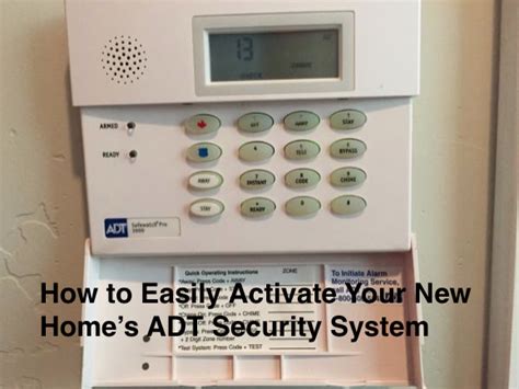 Home security and alarm repair and modification. How to Easily Activate Your New Home's ADT Security System ...