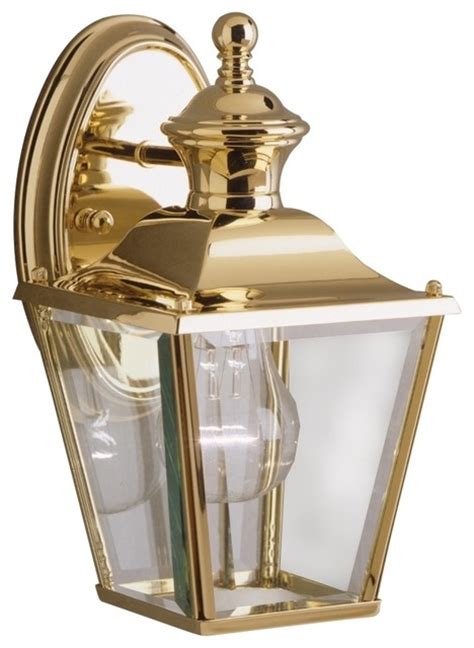 Kichler Solid Brass Carriage 10 High Outdoor Wall Light Traditional