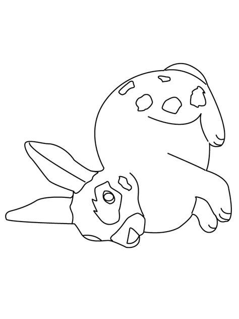 Votre lapin y sera plus sensible et coloriage lapin dessin anime cartoon fait le pousse. Coloriage Le lapin - Momes.net