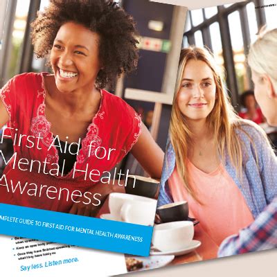 First Aid For Mental Health Awareness Book Nuco Plus