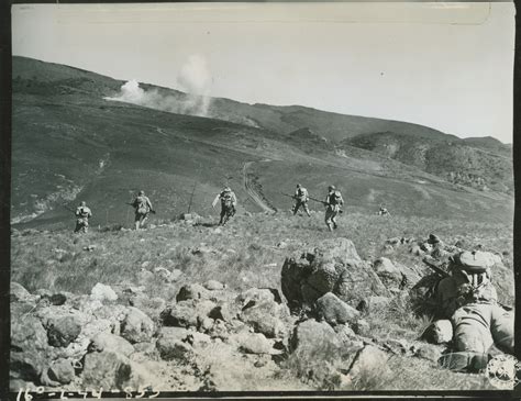 81st Infantry Division Soldiers Taking Hill During Training Exercises