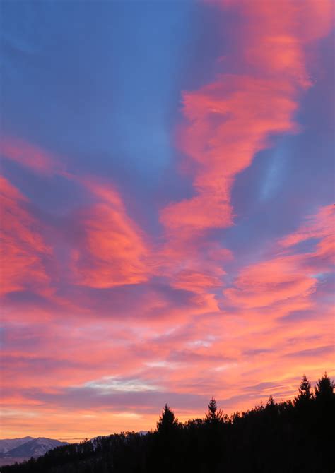 Free Photo Photography Of Cloudy Sky During Dawn Afterglow Scenic
