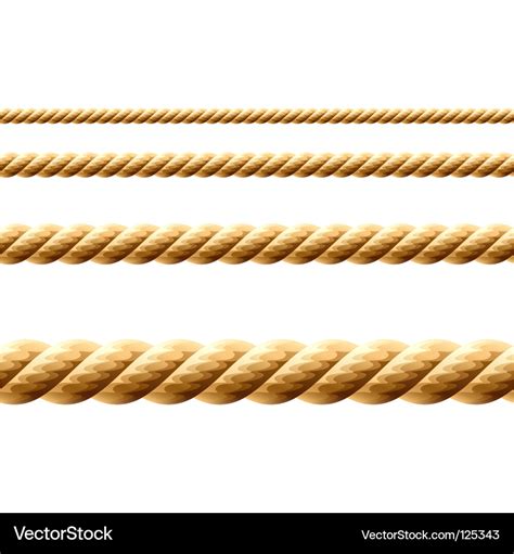 Seamless Rope Royalty Free Vector Image Vectorstock