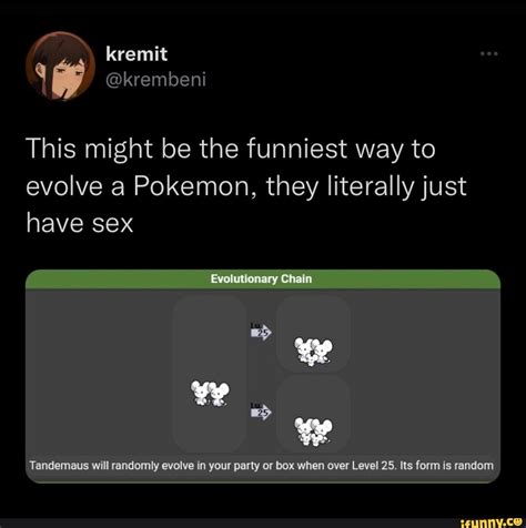 Kremit Krembeni This Might Be The Funniest Way To Evolve A Pokemon