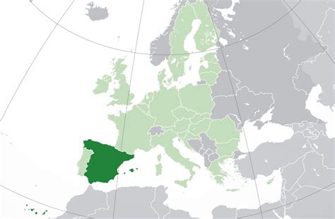 ﻿mapa De España﻿ Donde Está Queda País Encuentra Localización