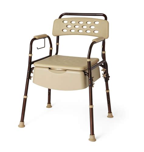 Elements Bedside Commode with Microban | Medline At Home
