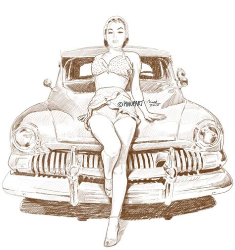 Classic Pin Up Sketch