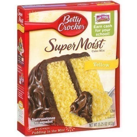 Your trusted red velvet cake mix topped with seasonal fruits and edible flowers of your choice is sure to hit the spot. Fry's: Betty Crocker Cake Mix $.03 ea.
