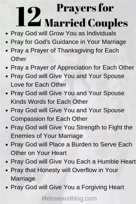 12 Best Prayers For Married Couples Prayer For Married Couples