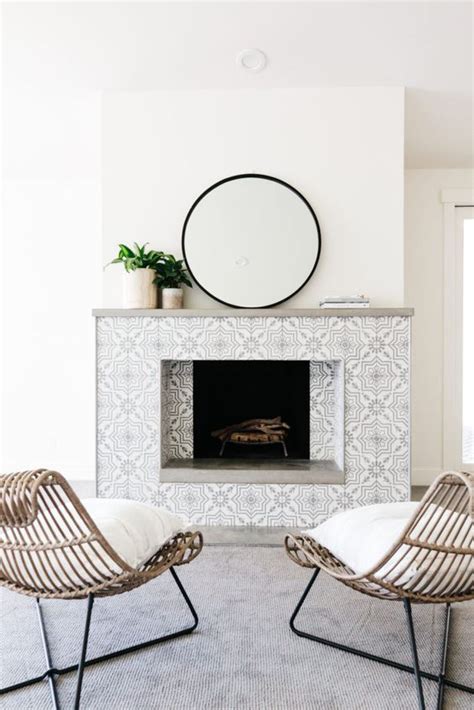 25 Tiled Fireplaces To Accent Your Living Room Digsdigs