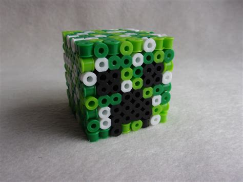 Perler Beaded 3d Minecraft Creeper Head By Mickeycricky On Deviantart