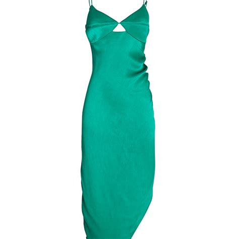 Saylor Ashlee Cut Out Dress In Green Intermix®