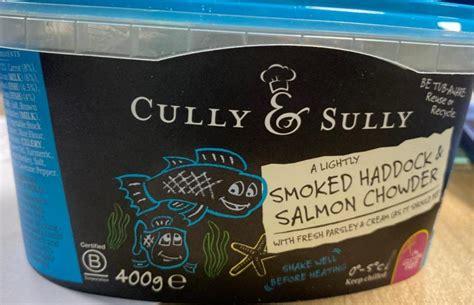 Smoked Haddock And Salmon Chowder Cully And Sully Kalorie Kj A Nutriční