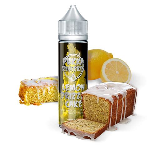 pukka juice desserts lemon drizzle cake 50ml short fill