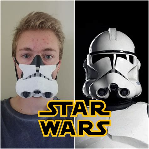 Clone Trooper Mask Etsy