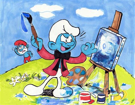 Painters Smurfiration By Snappysnape On Deviantart
