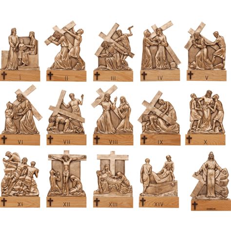 Emmerich Outdoor Aluminum Stations Of The Cross Plates Set Of 14 Home